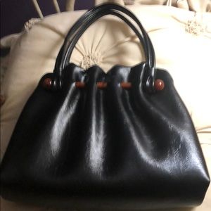 Vintage leather handbag